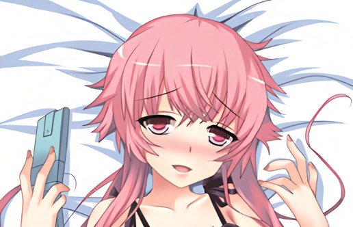 Future Diary - Yuno Gasai Hugging body anime cuddle pillowcovers